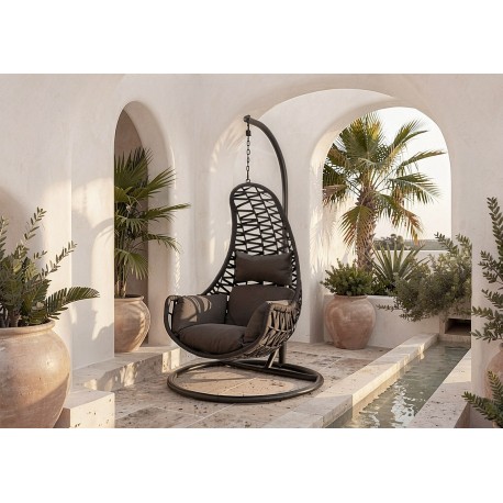 SILLÓN COLGANTE CONSTANZA DISEÑO ELEGANTE EXTERIOR