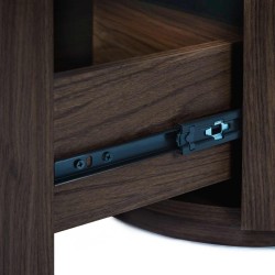 MESITA DE NOCHE DE CHAPA DE MADERA TIMEO PARA DORMITORIO ESTILO CONTEMPORÁNEO