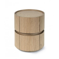 MESITA DE NOCHE DE CHAPA DE MADERA TIMEO PARA DORMITORIO ESTILO CONTEMPORÁNEO