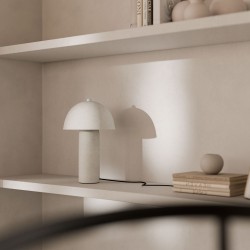 LÁMPARA DE SOBREMESA DE CERÁMICA ANTAS PARA SALÓN ESTILO ESCANDINAVO