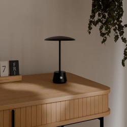 LÁMPARA INALÁMBRICA DE SOBREMESA DE ACERO AYORA PARA DORMITORIO ESTILO MODERNO