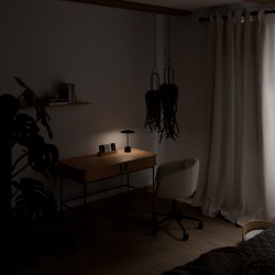 LÁMPARA INALÁMBRICA DE SOBREMESA DE ACERO AYORA PARA DORMITORIO ESTILO MODERNO