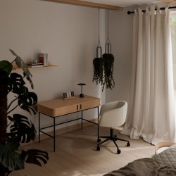 LÁMPARA INALÁMBRICA DE SOBREMESA DE ACERO AYORA PARA DORMITORIO ESTILO MODERNO