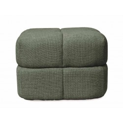 PUFF TROY TAPIZADO ACOLCHADO DE DISEÑO MODERNO