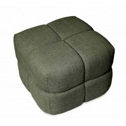 PUFF TROY TAPIZADO ACOLCHADO DE DISEÑO MODERNO