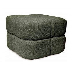 PUFF TROY TAPIZADO ACOLCHADO DE DISEÑO MODERNO