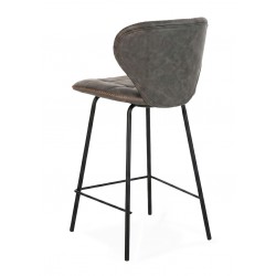 TABUREETE ALTO DE POLIPIEL WILLIAM PARA BARRA ESTILO INDUSTRIAL