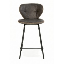 TABUREETE ALTO DE POLIPIEL WILLIAM PARA BARRA ESTILO INDUSTRIAL