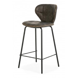 TABUREETE ALTO DE POLIPIEL WILLIAM PARA BARRA ESTILO INDUSTRIAL