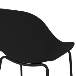 TABURETE ALTO DE POLIPROPILENO TOBY PARA COCINA ESTILO CONTEMPORÁNEO