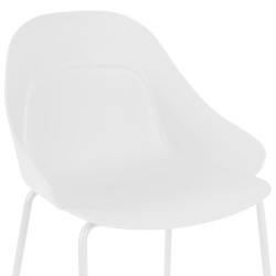 TABURETE ALTO DE POLIPROPILENO TOBY PARA COCINA ESTILO CONTEMPORÁNEO