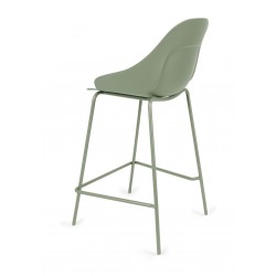 TABURETE ALTO DE POLIPROPILENO TOBY PARA COCINA ESTILO CONTEMPORÁNEO