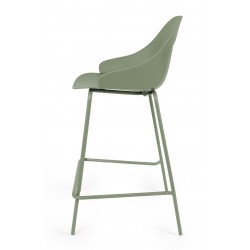TABURETE ALTO DE POLIPROPILENO TOBY PARA COCINA ESTILO CONTEMPORÁNEO
