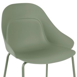 TABURETE ALTO DE POLIPROPILENO TOBY PARA COCINA ESTILO CONTEMPORÁNEO