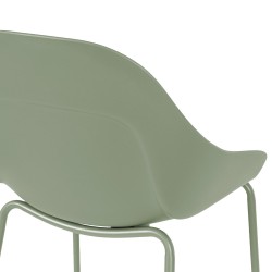 TABURETE ALTO DE POLIPROPILENO TOBY PARA COCINA ESTILO CONTEMPORÁNEO