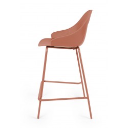 TABURETE ALTO DE POLIPROPILENO TOBY PARA COCINA ESTILO CONTEMPORÁNEO