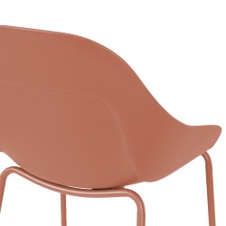 TABURETE ALTO DE POLIPROPILENO TOBY PARA COCINA ESTILO CONTEMPORÁNEO