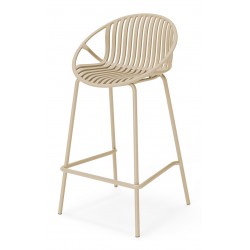 TABURETE ALTO DE POLIPROPILENO TRISTAN PARA BARRA ESTILO CONTEMPORÁNEO