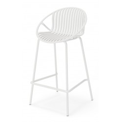 TABURETE ALTO DE POLIPROPILENO TRISTAN PARA BARRA ESTILO CONTEMPORÁNEO