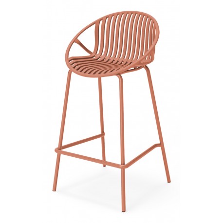 TABURETE ALTO DE POLIPROPILENO TRISTAN PARA BARRA ESTILO CONTEMPORÁNEO