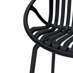 TABURETE ALTO DE POLIPROPILENO TRISTAN PARA BARRA ESTILO CONTEMPORÁNEO