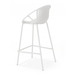 TABURETE ALTO DE POLIPROPILENO TRISTAN PARA BARRA ESTILO CONTEMPORÁNEO