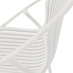 TABURETE ALTO DE POLIPROPILENO TRISTAN PARA BARRA ESTILO CONTEMPORÁNEO