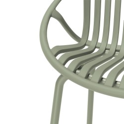 TABURETE ALTO DE POLIPROPILENO TRISTAN PARA BARRA ESTILO CONTEMPORÁNEO