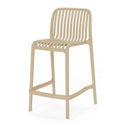 TABURETE BAJO DE POLIPROPILENO WALTER PARA COCINA ESTILO CONTEMPORÁNEO