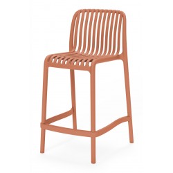 TABURETE BAJO DE POLIPROPILENO WALTER PARA COCINA ESTILO CONTEMPORÁNEO