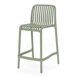 TABURETE BAJO DE POLIPROPILENO WALTER PARA COCINA ESTILO CONTEMPORÁNEO