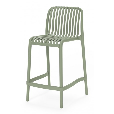 TABURETE BAJO DE POLIPROPILENO WALTER PARA COCINA ESTILO CONTEMPORÁNEO