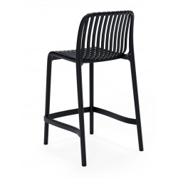TABURETE BAJO DE POLIPROPILENO WALTER PARA COCINA ESTILO CONTEMPORÁNEO