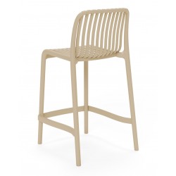 TABURETE BAJO DE POLIPROPILENO WALTER PARA COCINA ESTILO CONTEMPORÁNEO
