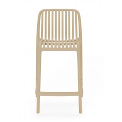 TABURETE BAJO DE POLIPROPILENO WALTER PARA COCINA ESTILO CONTEMPORÁNEO