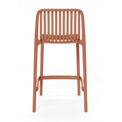 TABURETE BAJO DE POLIPROPILENO WALTER PARA COCINA ESTILO CONTEMPORÁNEO