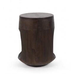 MESITA AUXILIAR DE MADERA MACIZA MANAN PARA DORMITORIO ESTILO CONTEMPORÁNEO