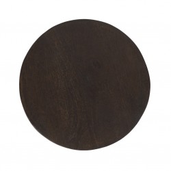 MESITA AUXILIAR DE MADERA MACIZA MANAN PARA DORMITORIO ESTILO CONTEMPORÁNEO