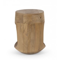 MESITA AUXILIAR DE MADERA MACIZA MANAN PARA DORMITORIO ESTILO CONTEMPORÁNEO