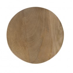 MESITA AUXILIAR DE MADERA MACIZA MANAN PARA DORMITORIO ESTILO CONTEMPORÁNEO