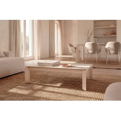 MESA DE CENTRO DE PORCELÁNICO OLIVER PARA SALÓN ESTILO CONTEMPORÁNEO
