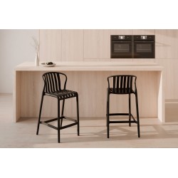 TABURETE DE POLIPROPILENO BASTIAN PARA BARRA DE COCINA ESTILO CONTEMPORÁNEO