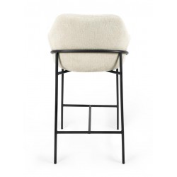 TABURETE DE TEJIDO ANTIMANCHAS THOMAS PARA BARRA O COCINA DE ESTILO CONTEMPORÁNEO