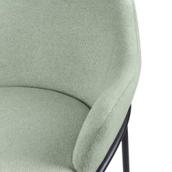 TABURETE DE TEJIDO ANTIMANCHAS THOMAS PARA BARRA O COCINA DE ESTILO CONTEMPORÁNEO