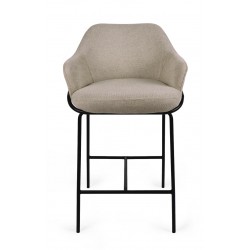 TABURETE DE TEJIDO ANTIMANCHAS THOMAS PARA BARRA O COCINA DE ESTILO CONTEMPORÁNEO