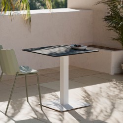 MESA DE PORCELÁNICO SAMIRA PARA COMEDOR Y TERRAZA CUBIERTA DE ESTILO CONTEMPORÁNEO