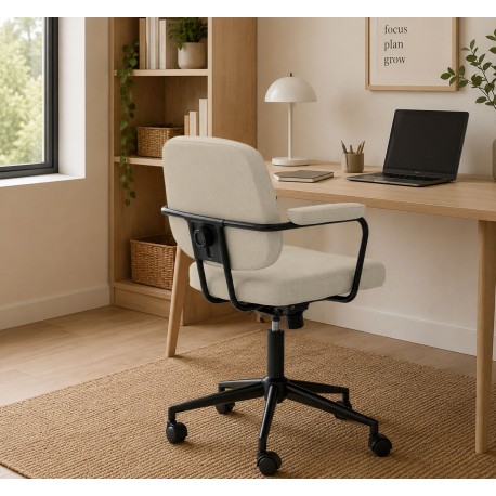 SILLA DE OFICINA COLUMBIA ESTILO RETRO AJUSTABLE