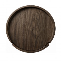 MESITA AUXILIAR DE CHAPA DE MADERA JAMES PARA DORMITORIO ESTILO MID-CENTURY