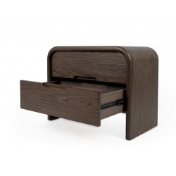 MESITA DE NOCHE DE MADERA JASPER PARA DORMITORIO ESTILO CONTEMPORÁNEO