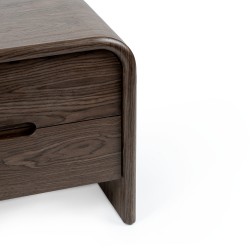 MESITA DE NOCHE DE MADERA JASPER PARA DORMITORIO ESTILO CONTEMPORÁNEO